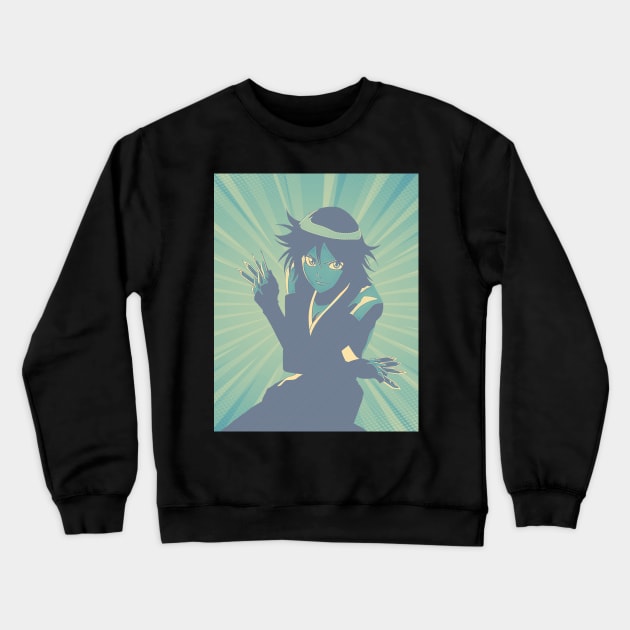 yoruichi Crewneck Sweatshirt by DinoZard